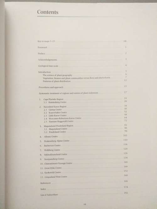 Regions of Floristic Endemism in Southern Africa (Abraham E van Wyk & GF Smith) SIGNED BY AUTHOR