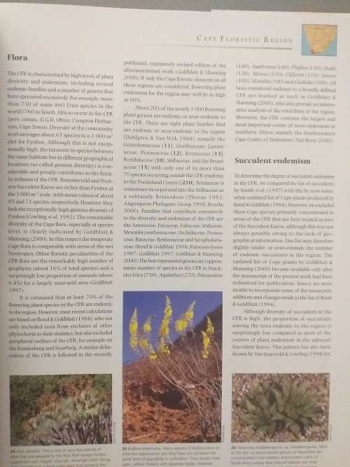 Regions of Floristic Endemism in Southern Africa (Abraham E van Wyk & GF Smith) SIGNED BY AUTHOR
