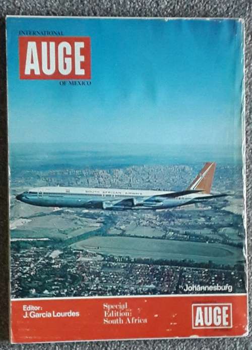 AUGE What about South Africa ? (April 1971 large magazine by Auge Mexico)