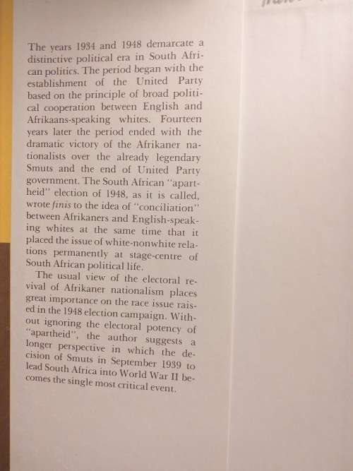 The Nationalists in Opposition 1934-1948 (Newell M Stultz)