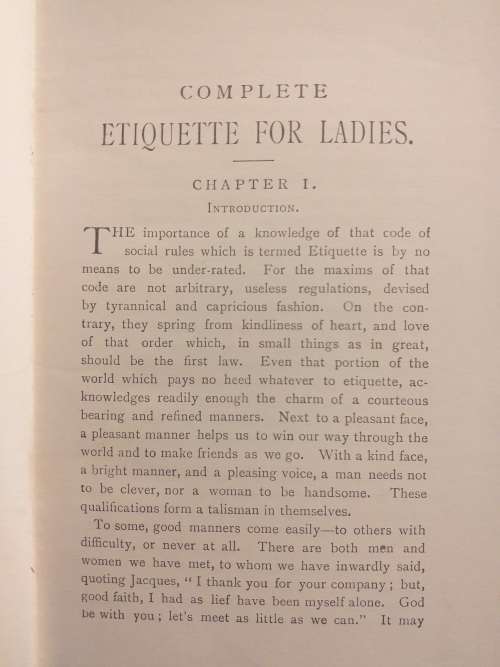 Complete Etiquette & Letter Writer (1909)