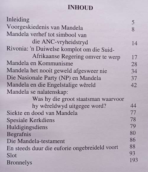 Die Mandela Legende II Sy Nalatenskap (PW Moller) AFRIKAANS & ENGLISH (WARNING GRAPHIC CONTENT)