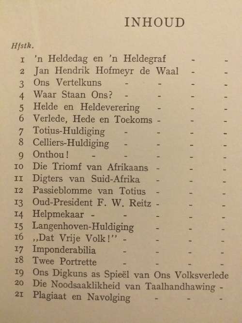 Werda! (Prof Dr EC Pienaar) 1938