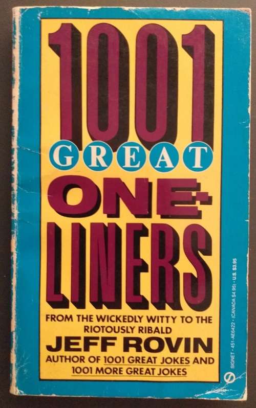 1001 great one liners (Jeff Rovin)