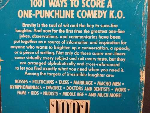 1001 great one liners (Jeff Rovin)