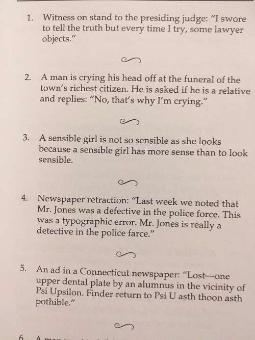 Henry`s Hilarious One Liners (Henry W Haverstock)