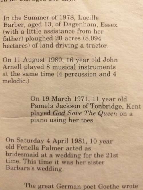 The Crazy book of World Records (Gyles Brandreth)