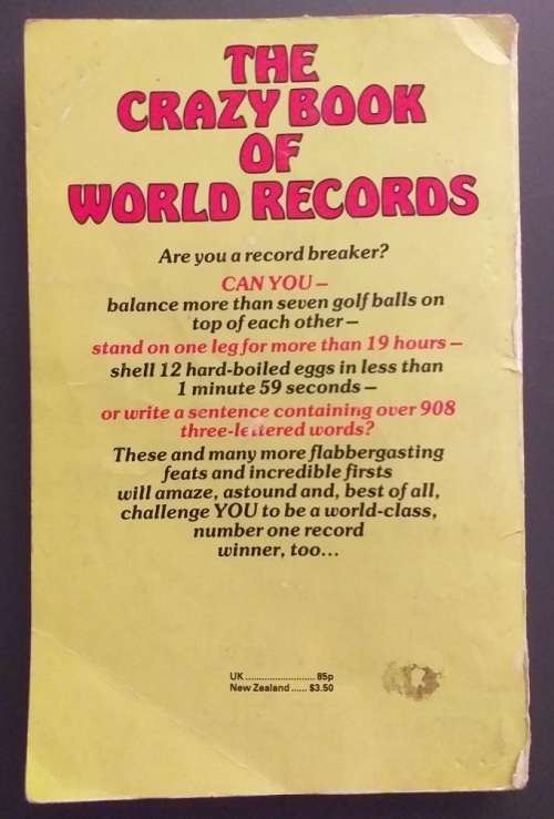 The Crazy book of World Records (Gyles Brandreth)