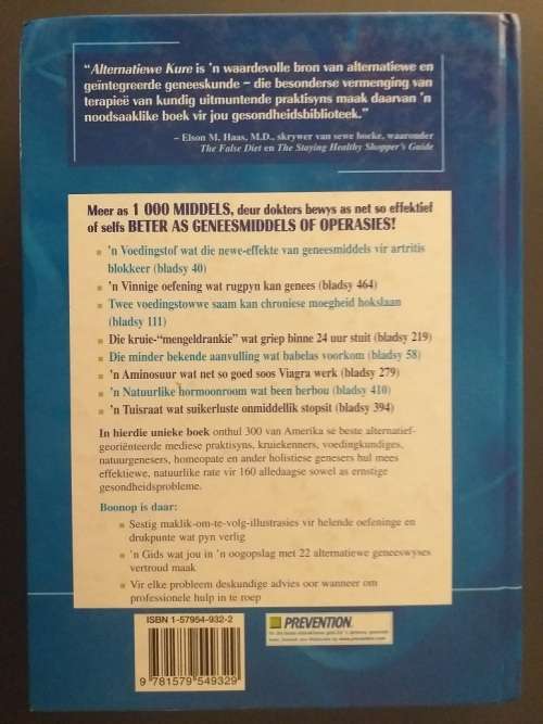 Alternatiewe kure (Effektiewe natuurlike tuismiddels vir 160 gesondheidsprobleme) Bill Gottlieb
