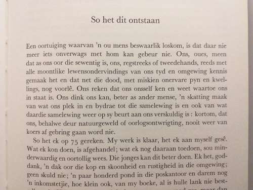 My beskeie deel (MER) `n Outo Biografiese Vertelling