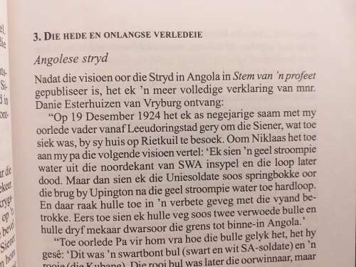 Die Boereprofeet  Siener van Rensburg (Adriaan Snyman)