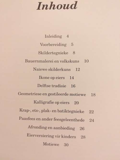 Handgeverfde eiers (Praktiese Delos gids)