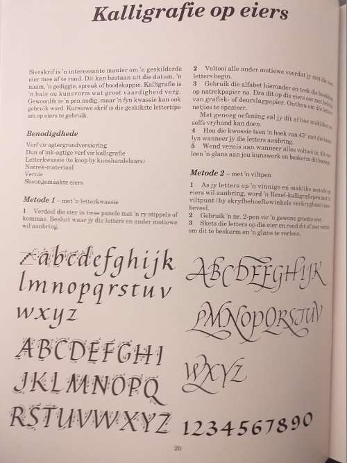 Handgeverfde eiers (Praktiese Delos gids)