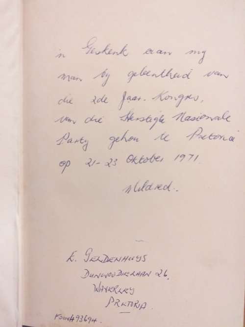 President Steyn aan die woord (Dr JJ Oberholster en MCE van Schoor)
