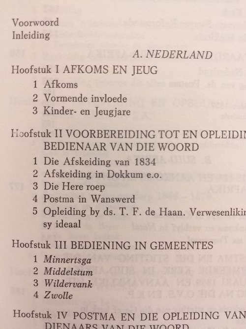 Prof Dirk Postma 1818-1900 (Dr GCP van der Vyfer)