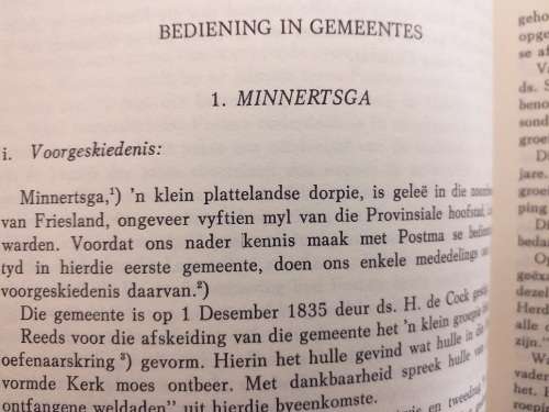 Prof Dirk Postma 1818-1900 (Dr GCP van der Vyfer)