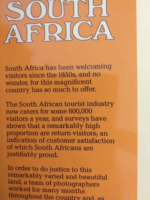 The Splendour of South Africa (RIB Webster) Large coffee table book