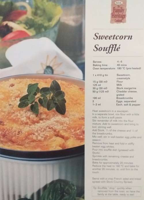 Stork Family Heritage Cookbook
