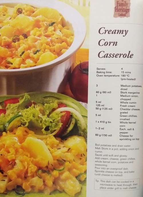 Stork Family Heritage Cookbook