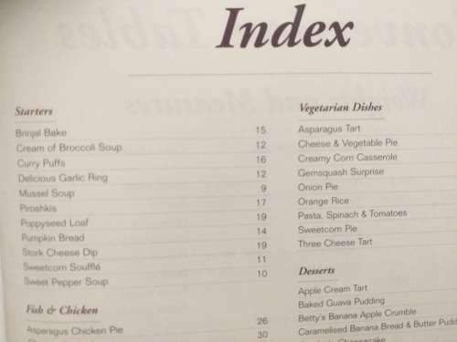 Stork Family Heritage Cookbook