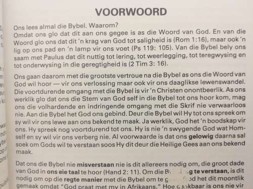 God praat met my in Afrikaans (Dr CI van Heerden) Oor Afrikaanse Bybelvertaling