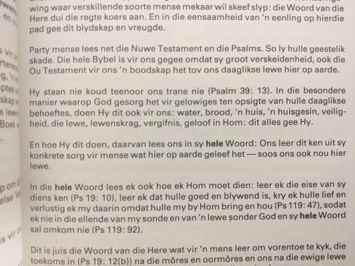 God praat met my in Afrikaans (Dr CI van Heerden) Oor Afrikaanse Bybelvertaling