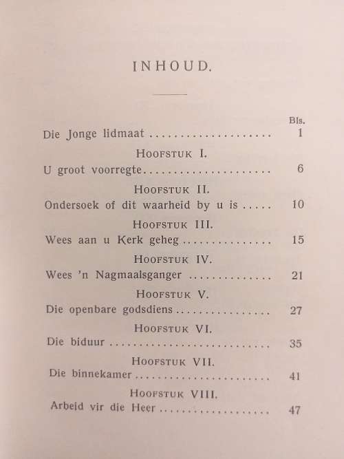 De Jonge Lidmaat (deur leraar van die NG Kerk) 1931