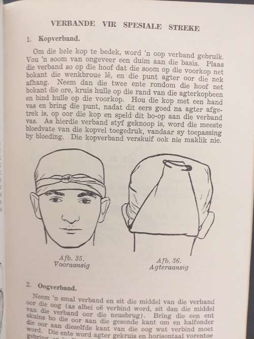 Noodhulp Amptelike handleiding van die Suid-Afrikaanse Noodhulpliga 1963