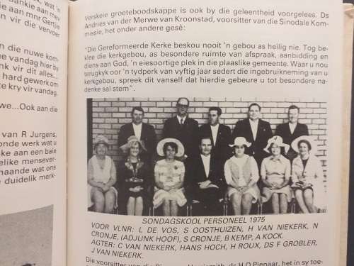 God met ons 1914-1989 NG Kerk Memel