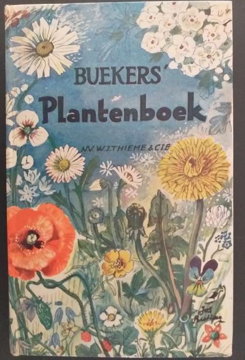 Buekers` Plantenboek (Dr PG Buekers)- Nederlandse teks plantkunde boek