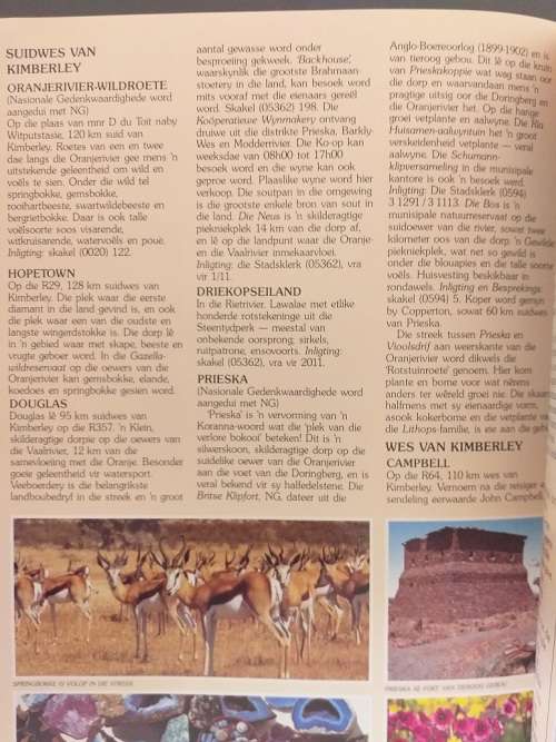 Suid-Afrika: Noord-Kaap en Namakwaland- Sien die wêreld in ons land. SATOER/SATOUR 1980s/1990s