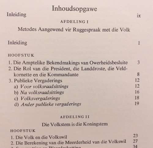 Volksregering in die Zuid-Afrikaansche Republiek: Die rol van Memories (WA Kleynhans)