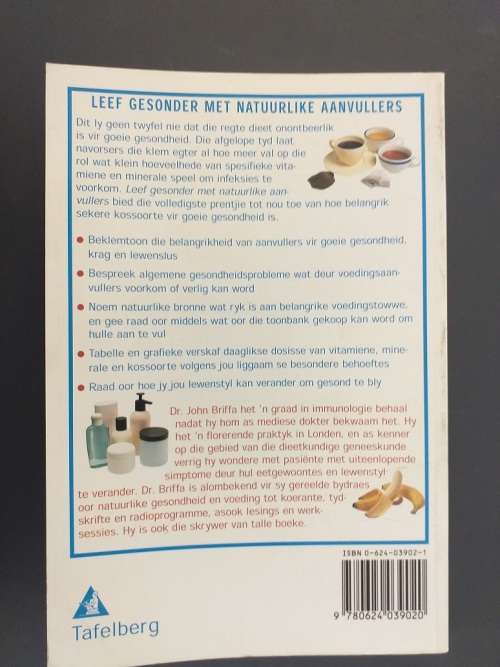 Leef gesonder met natuurlike aanvullers (Dr John Briffa)