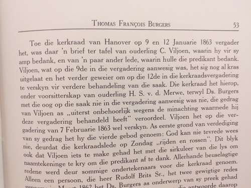 Thomas Francois Burgers- `n lewenskets (Dr. SP Engelbrecht)
