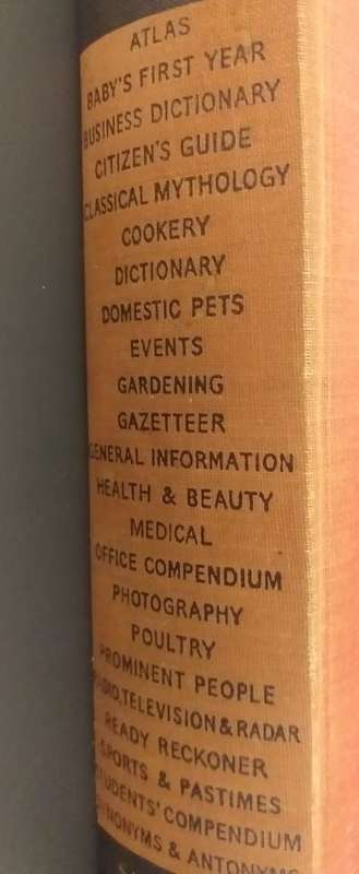 Pears Cyclopaedia sixtieth Edition (L Mary Barker 1950)
