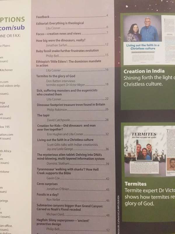 Six Issues of Creation Magazine (Creation.com)