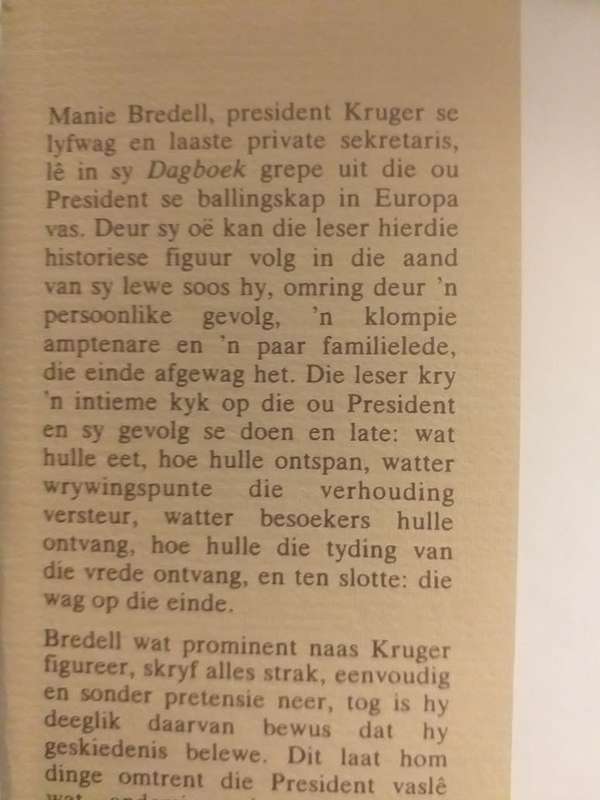Dagboek van HC Bredell (AG Oberholster)