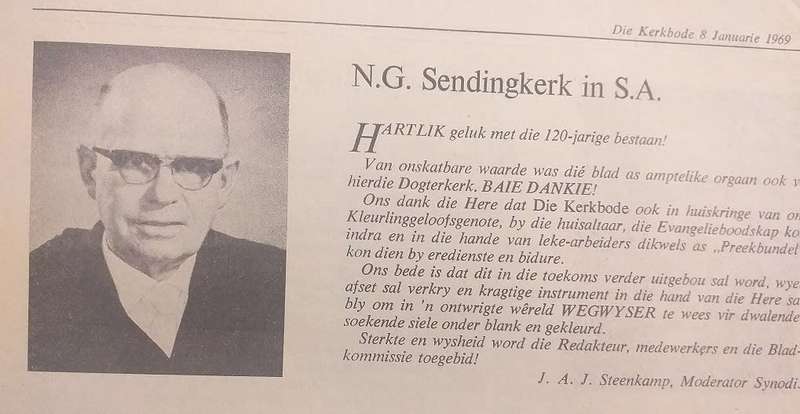 Die Kerkbode 120 Jaar - Kerkblad van die NG Kerk -Januarie 1969