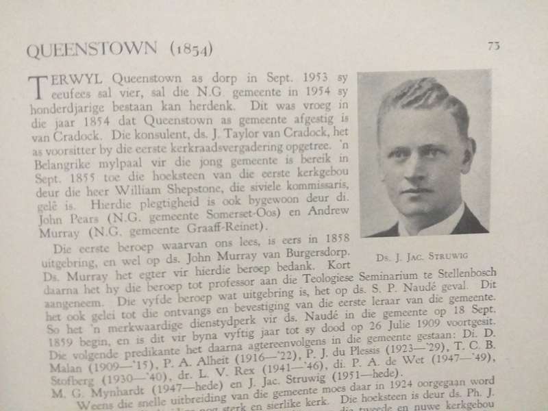 Ons Gemeentelike Feesalbum- NG Kerk 1952 Van Riebeeck- Fees