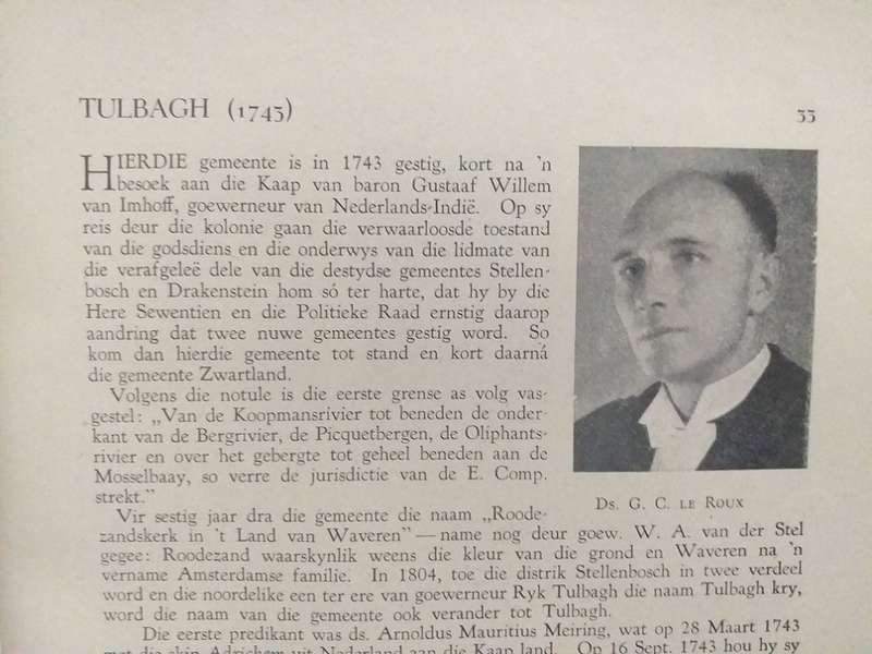 Ons Gemeentelike Feesalbum- NG Kerk 1952 Van Riebeeck- Fees