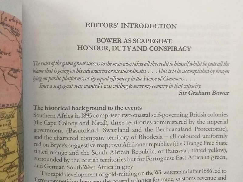 Sir Graham Bower`s Secret History of the Jameson Raid... 1895-1902 (Van Riebeeck Society II no 33)