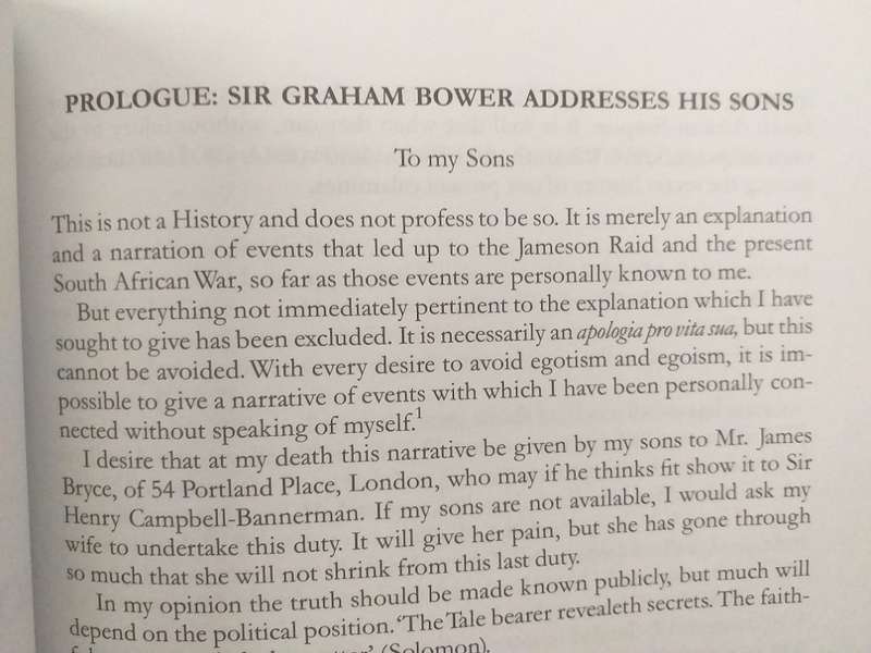 Sir Graham Bower`s Secret History of the Jameson Raid... 1895-1902 (Van Riebeeck Society II no 33)