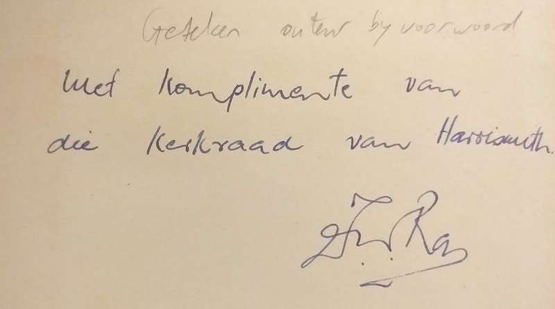 Onder die wolk van Genade: Gedenkboek NG Gemeente Harrismith 1849-1949