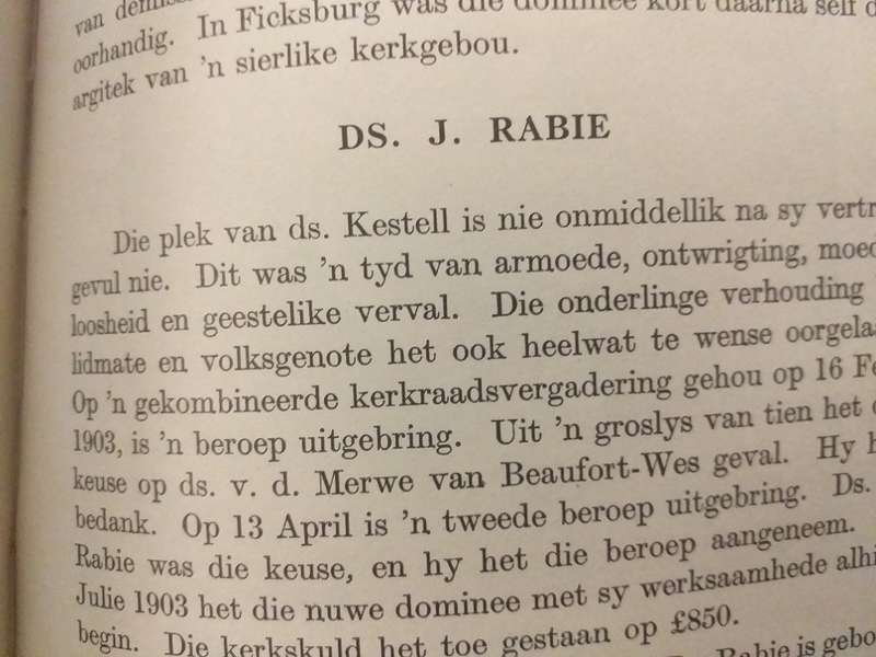 Onder die wolk van Genade: Gedenkboek NG Gemeente Harrismith 1849-1949