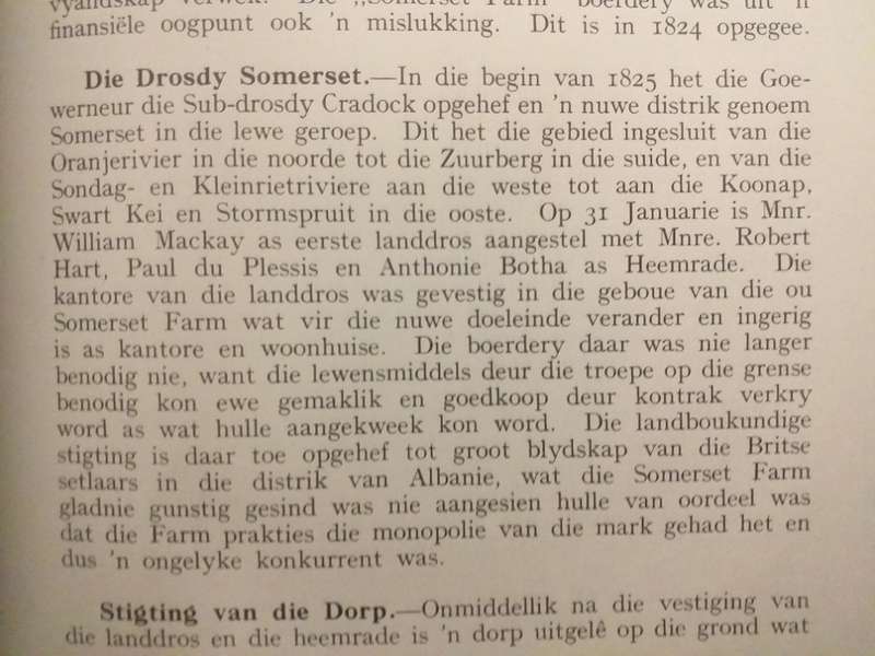 Gedenkboek van Ned Geref Kerk Somerset Oos 1825-1935 (Eerwaarde A Dreyer)