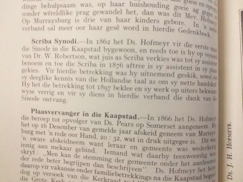 Gedenkboek van Ned Geref Kerk Somerset Oos 1825-1935 (Eerwaarde A Dreyer)