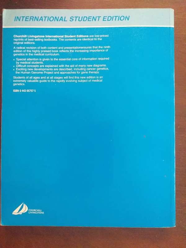 Emery`s Elements of Medical Genetics (R Mueller, I Young)
