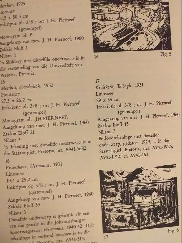 JH Pierneef as Drukkemaker / Jacob Hendrik Pierneef as Printmaker (Margaret Vorster) First Edition
