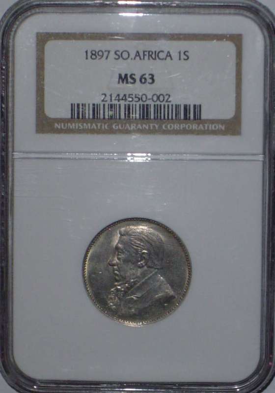 1897 ZAR NGC MS63 1S