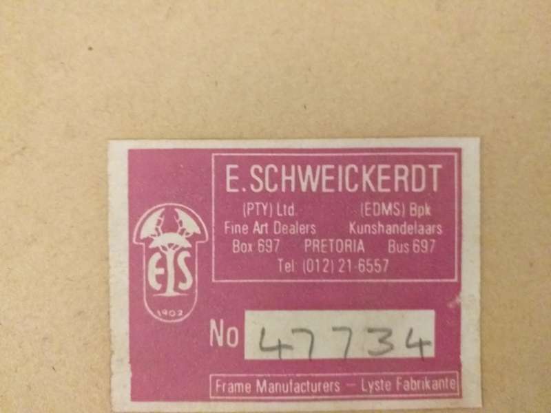 Oorspronklike Geraamde Foto van Generaal Coenraad F Beyers  (E Schweickerdt)